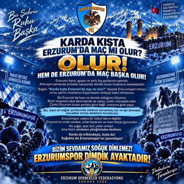 Erzurumspor’a destek